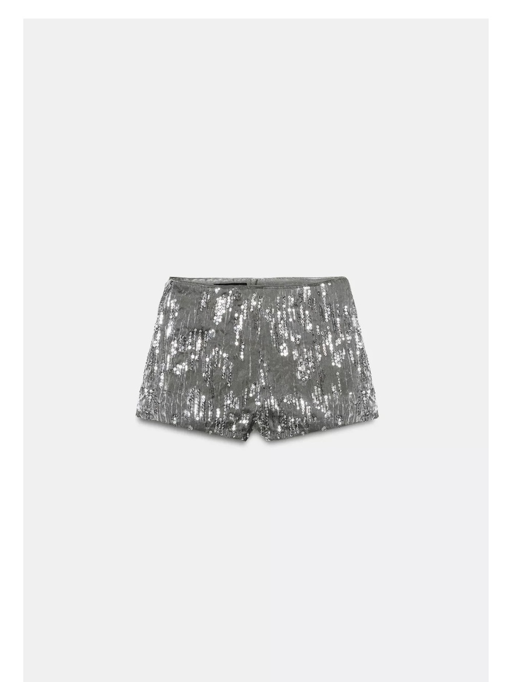 Zara Silver Sequin Women’s Shorts